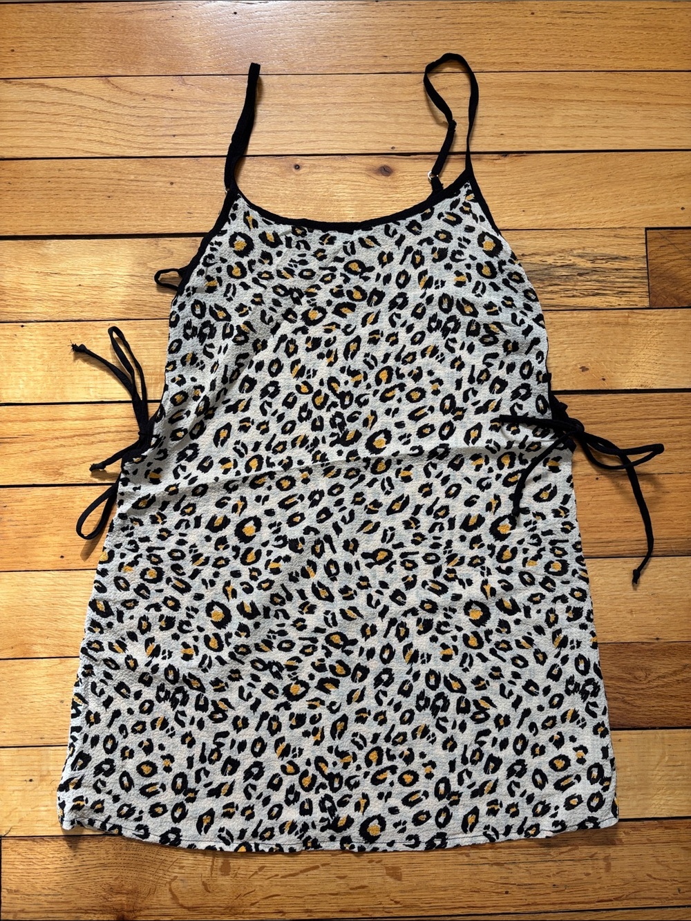 Women’s Cheetah Polyester slip dress